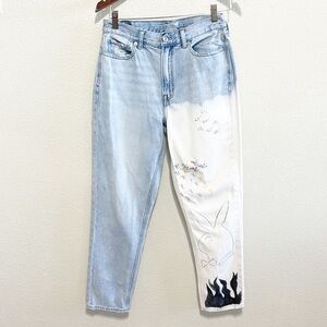 American Eagle CUSTOM Design Mom Jean Size 6